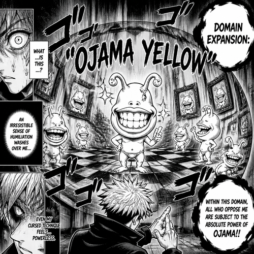 Domain expansion ojama yellow 