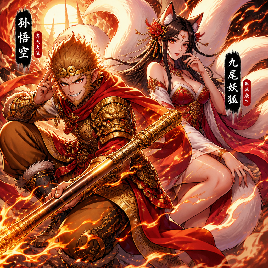Sun Wukong Nine tail fox