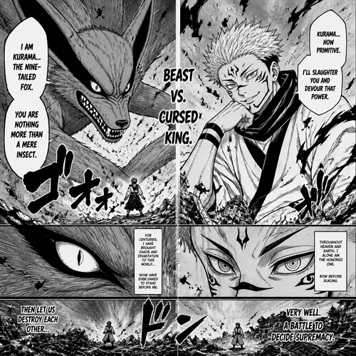 Kurama vs sukuna 