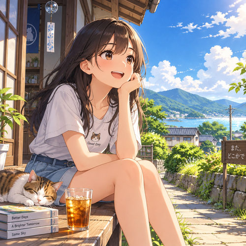It was a sunny afternoon