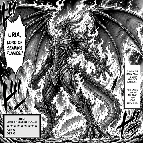 Uria, lord of searing flames stand 