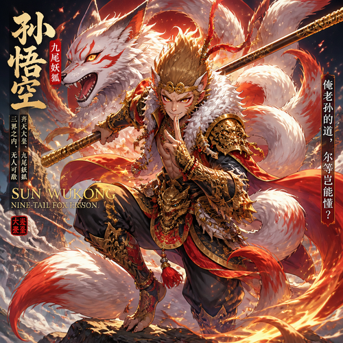 Sun Wukong Nine tail fox fusion 