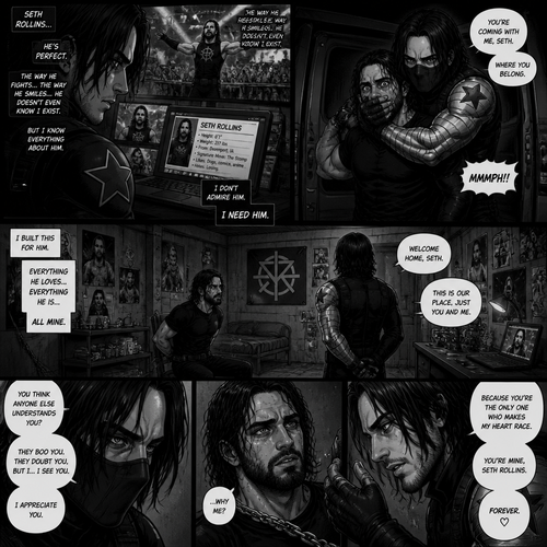 The winter soldier was obsessed with Seth Rollins so he kidnapped him