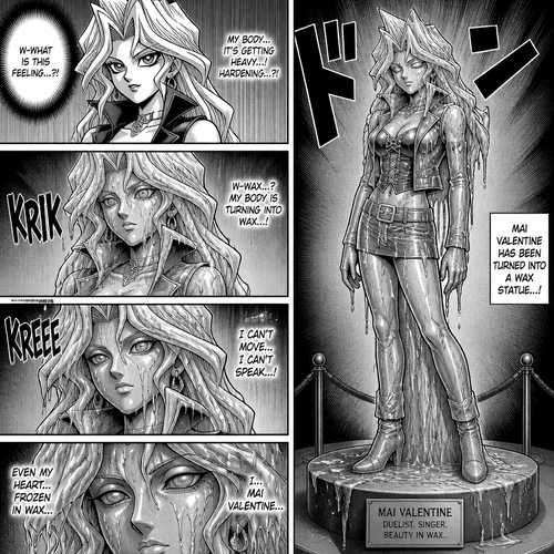 Mai valentine turn into wax statue 