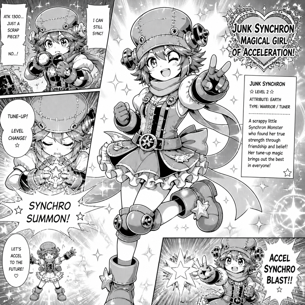Junk synchron as magical girl