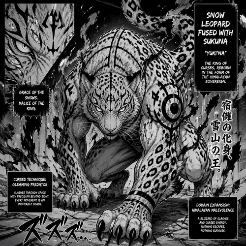 Snow leopard fused with Sukna 