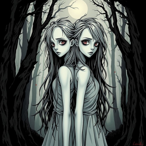 Creepy looking twins