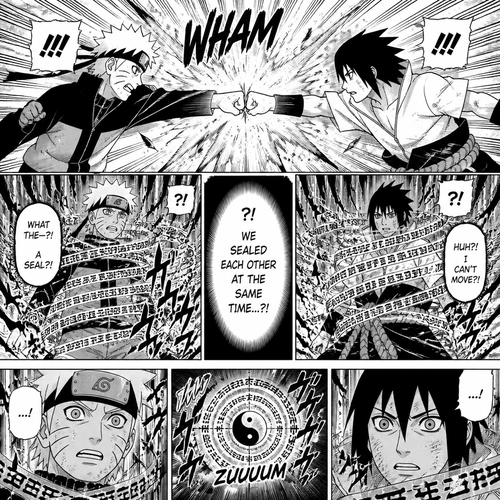 they punch each other at the same time and accidentally seal each other