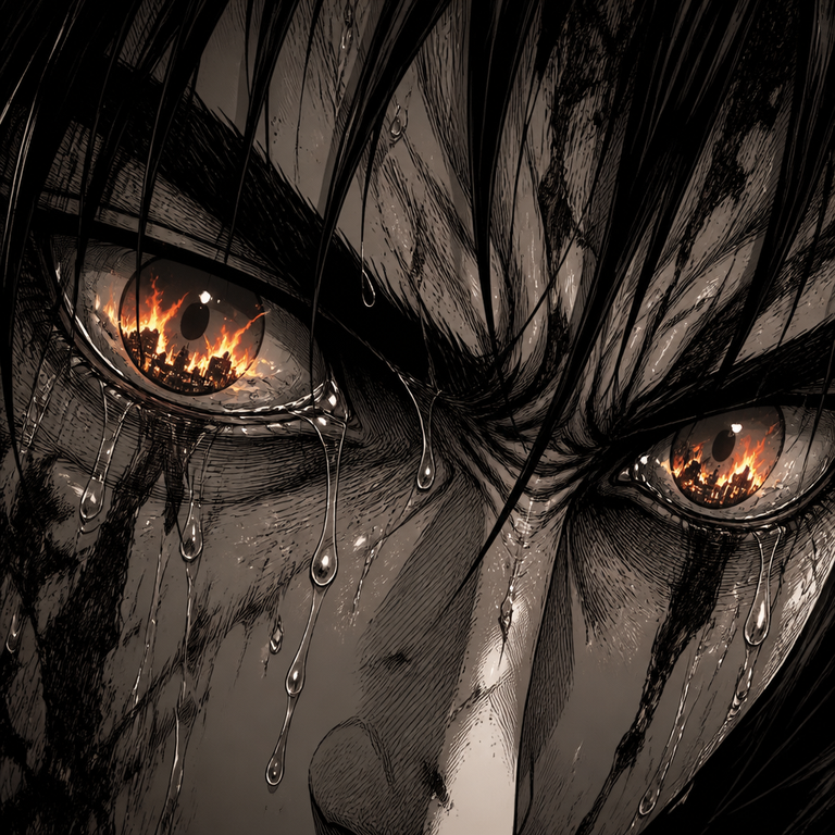 Dramatic Close-Up manga art example