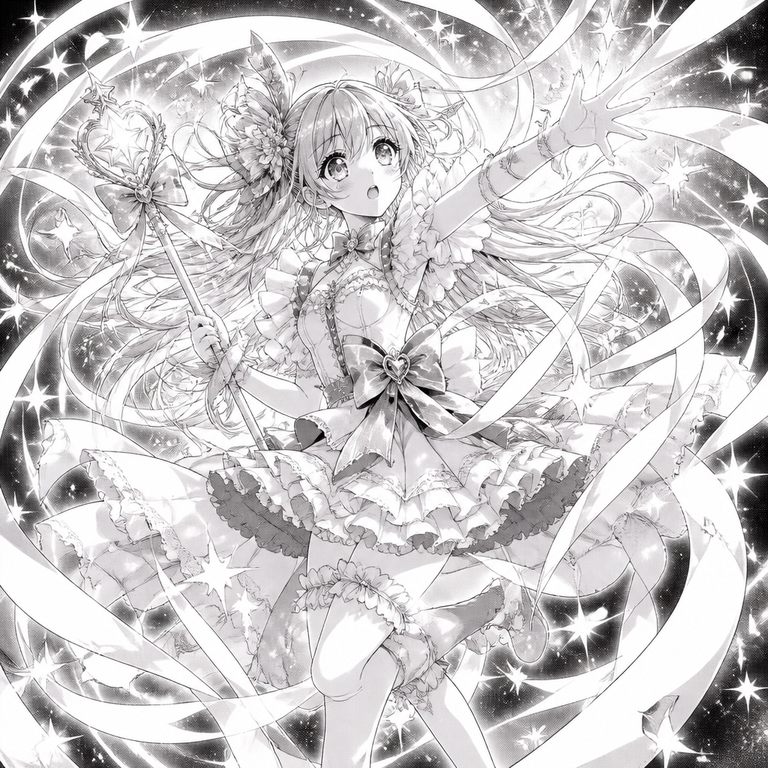 Magical Girl manga art example