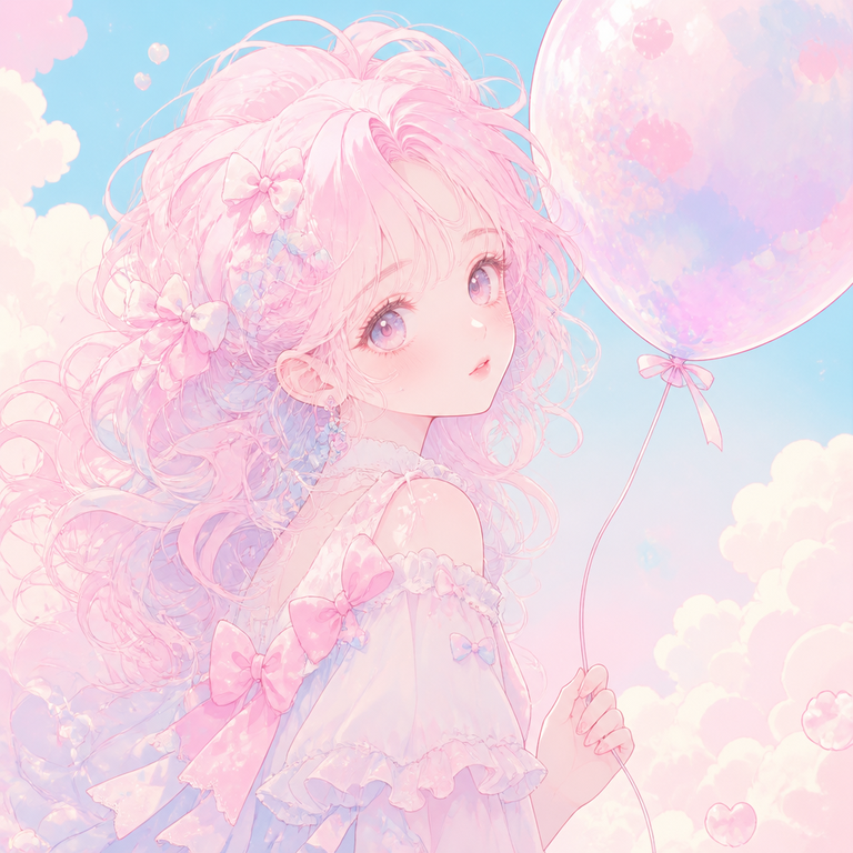 Pastel manga art example