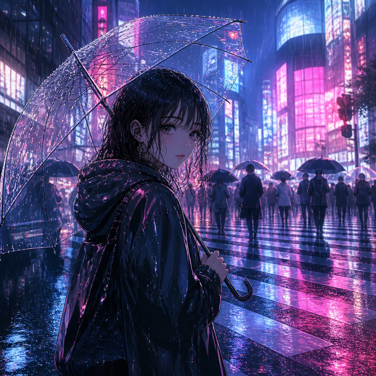 Rainy City manga art example