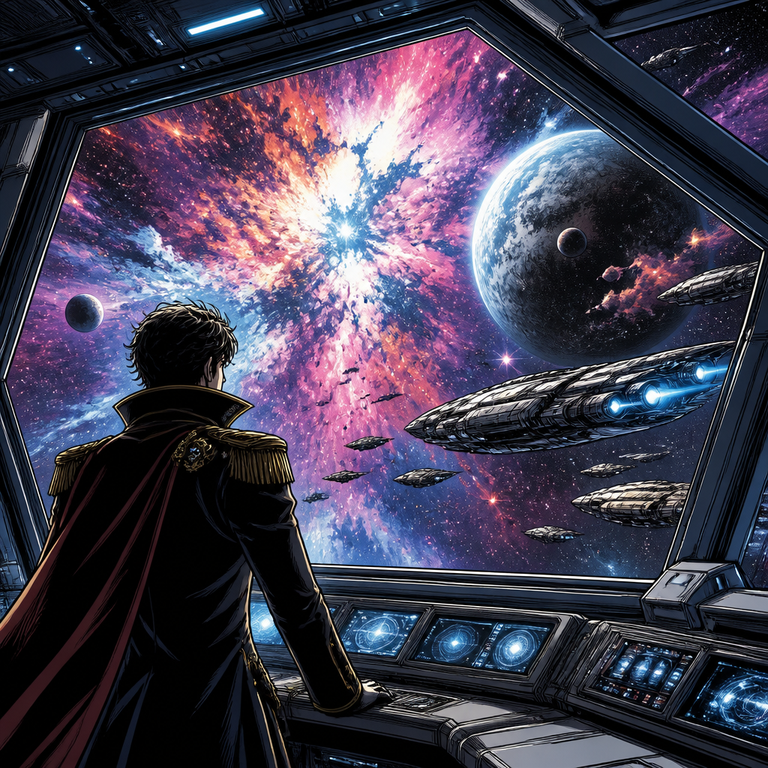 Space Opera manga art example