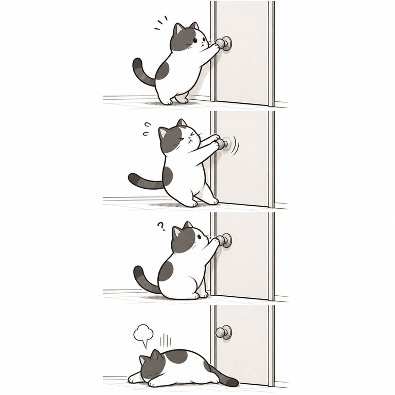 Four-Panel Strip manga art example